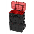 Hyper Tough Hyper Stack Heavy Duty 3 Piece Modular Rolling Toolbox System  Black