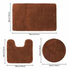 3pcs set Bathroom Bath Mat Contour Rug Set With Toilet Lid Cover Non-slip Hot