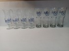 Lot Of 4 Royal Caribbean Schooner Beer Bar Glasses   4 Hurricane Glasses