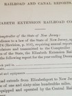 1893 New Jersey Train Document Elizabeth Extension Railroad N  J  Jockey Club 