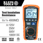 Klein Tools Et600 Insulation Resistance Tester - Orange black