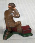  vintage Barclay Manoil  Army Radioman Dime Store Lead Soldier   