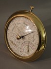 1950s 6  Wittnauer Barometer Thermometer Humidity Instrument Brass Nautical Ship