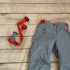 Boden Girls Size 6-7 Years Blue Red Suspenders Snow Winter Ski Pants