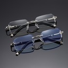 New Mens Womens Fashion Clear Lens Eye Glasses Designer Small Frame Adjustable