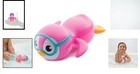 Adorable Pink Wind-up Penguin Bath Toy - Encourages Play For Toddlers 9  