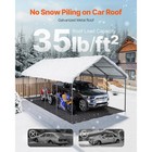 Heavy Duty 13x26 Metal Carport Outdoor Shelter Garage For Boats Rvs Vehicles