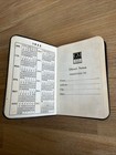 Detroit Diesel Engine Division 1952 Vintage Gm Calendar Personal Notebook Pocket