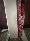 Vtg Toshiba Transistor Tr-193 Red Lace Portable Radio - Japan Red Is Rare Works