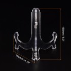 6pcs 6 3  Acrylic Easel Stand  Folding Display Plate Holder For Picture Frame