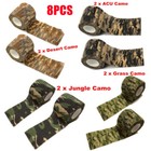 8 Roll 4 5m Camo Wrap Camouflage Tape For Rifle Gun Hunting Stealth Tape 4 Color