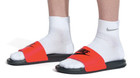 Nwt Nike Benassi Jdi Men s Slides Sandals  Red Orbit