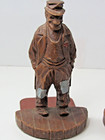 2 Vtg Folk Art Syroco Composition Wood Hobo Pair Bookends Set   us13