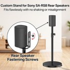 Speaker Stands Pair For Sony Sa-rs8 Wireless Rear Speaker Stand  Height Adjus   