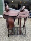 Flex Lite By Circle Y Western Trail Saddle 17    Seat flex Tree 