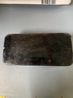    vintage Metal Singer Sewing Machine Black Gold Tin Box Accessories Case    