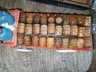 Vintage Cast Iron Budweiser Beer Wagon 8 Clydesdale Horse And Drivers Heavy Nice
