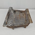 Antique Vintage Cast Iron Fireplace Grill Grate Wood Rack Log Holder