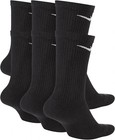 Nike Everyday Plus Cushioned Dri-fit Crew Socks Black Large 6 Pairs