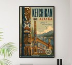 Alaska - Ketchikan - - Vintage Travel And Tourism Poster 