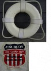Vintage Jim Buoy Life Guard Premium Ring U s  Coast Guard W Rope