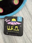 Bark Box Small Alien Ufo Ultimate Flying Object Crinkle Disc Squeaker Ball Nwt