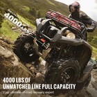 Electric Winch Atv Utv 4000 Lb Steel Cable Ip55 Waterproof Remote Control