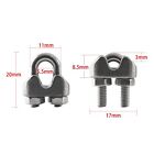 20pcs 1 8 Inch M3 304 Stainless Steel Wire Rope Cable Clip Clamp  Used For An   