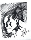 Jae Lee Original Comic Art Sketch Beast X-men X-factor 1996 Signed Marvel Inked