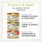Purina Fancy Feast Classic Pate Wet Cat Food  Poultry   Beef  3 Oz Cans 30 Pack