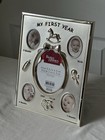 My First Year Baby Photo Frame Silver Keepsake Birth To 1 Year New