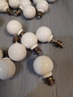 Knob Pull Drexel Declaration Porcelain White Vintage Mid Century Kipp Stewart