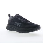 Reebok Road Strider Womens Black Mesh Lace Up Athletic Running Shoes
