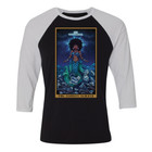 Goddess Yemaya Temperance Tarot Card African Goddess Art Raglan Baseball T-shirt