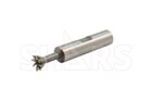 Shars 3 8  Rh 60 Degree Weldon Shank Hss Dovetail Cutter 8 Teeth New   