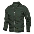 New Outerwear Full Zip Winter Mens Heavy Weight Ma-1 Flight Bomber Jacket Coat