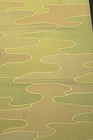 F-510 Vintage Silk Kimono Fabric - Green Mist - 14 5  X 39 