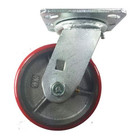 Casters 4  5  6  8  Wheels Heavy Duty Cast Iron Hub Non Skid Mark 2 Swivel   2 S