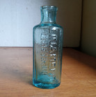Open Pontil Nerve   Bone Linament misspelled  1840s Attic Mint Medicine Bottle