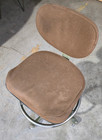 Vintage Industrial Modern Steel Drafting Stool Cramer Air Flow - Posture Chair