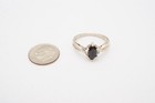Vintage Avon Sterling Silver 925 Black Onyx Ring Size 8 75