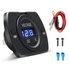 Car Panel Voltmeter Volt Gauge Led Digital Display 12v-24v Motorhome Marine Boat