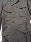 Vintage 1958 Us Size 38l Coat Man s Wool Kersey Green With Belt  8405-205-3553