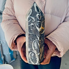4 95lb Natural Thousand Eyed Stone Pillar Crystal Miracle Healing 2250g