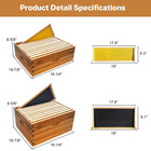 10 Frame Medium Super Bee Hive Box  Langstroth Honey Bee Hive Dipped In 100  Bee