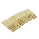 New 10pcs Lade E-flat Alto Saxophone Reed With Transparent Case Strength 2 5