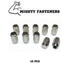Solid 304 Stainless Steel Electropolished Acorn Lug Nuts 1 2 - 20