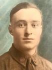 Antique Military Soldier Wwi 1914 - 1918 Color Photograph 