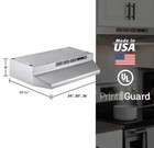 Broan-nutone 4130sf  Fingerprint Resistant Ductless Under-cabinet Range Hood