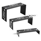 Ihomecooker 6 Pc Metal Display Risers Showcase For Shoe Retail Black
